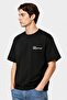 Men Crew Neck Short Sleeve Textured T-Shirt, Black - 3
