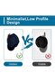 Four-piece baseball cap set with self-adhesive hooks, white. - 3