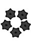 5-piece hexagonal star-shaped filter anti-clogging set