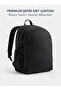 Black Waterproof 3 Compartment Daily Backpack