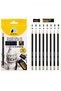 Multi-Purpose Sketch Block Notebook A4 42 Yp Adel Graded Pen Set 8-Piece Metallic Color Light-Up Marker Pen Liner Ink Pen Sketch Set - 2