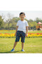 Boy's Cotton Space Star Printed Navy Blue Color Shorts Bb2780