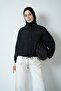 Women's Long Back-Tie Hijab Shirt with Six Drawstrings and Tie-Up at the Back