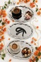 Elora 6-Piece Stainless Steel Oval Coffee Presentation Tray 22 cm |   Tea Serving, Catering and Decorative Presentation Tray - 4