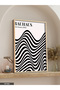 Bauhaus Red Dreams One-Piece Wooden Framed Painting - 2