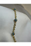 Triple Gold Evil Eye Beaded Zirconia Bracelet - Triple Gold Evil Eye Beaded Zirconia Bracelet - 2