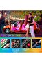 شريط إضاءة LED للسيارة من EJ's SUPER CAR، 4 قطع بـ 36 مصباح LED متعدد الألوان، إضاءة داخلية للسيارة تحت لوحة القيادة - 4