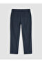 Lcw Vision Navy Blue Regular Fit Linen Blend Men's Trousers - 7