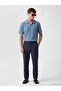Lcw Vision Navy Blue Regular Fit Linen Blend Men's Trousers - 2