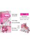 Inline Skates, Girls Pink Adjustable Inline Skates with Light up Wheels, Beginner Roller Skat - 7