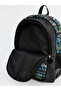 Black Car Printed Boys' Backpack - 5