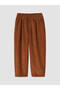 Brown Boy's Velvet Trousers