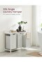UBLH301G01 - Laundry Hamper, with 3 Removable and Extractable Baskets, Shelf, Metal Frame, 3 - 3