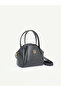 Parma Women's Hand and Shoulder Bag with Zipper Detail and Adjustable Strap - 2