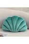 Seashell Decorative Pillow Shell Shaped Throw Pillow 3D Insert Beach Pillow Soft Velvet Pill