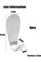4 Self-Adhesive Towel Hooks – Stainless Steel, No Drilling Required, Suitable for Bathrooms and Kitchens - 5