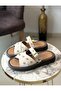 6105 Women's Genuine Leather Slippers