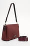 Benetton Women's Shoulder Bag Burgundy-Brown Bnt1928 - 3