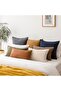 Pack of 2, Decorative Linen Soild Throw Pillow Covers Soft Accent Cushion Case Boho Farmh - 7