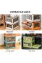 2 Pcs Lidded Storage Bins, Collapsible Storage Box, Plastic Stackable Toy Storage Bin Box Orga - 7
