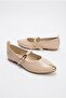 19-059 Buckle Detailed Stylish Home Work Office Comfortable Daily Shoes Women's Ballerinas - 2