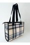 Black Gray Plaid/ Black Carrying Bag Single