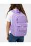 A+ Premium Quality 5-Compartment Water-Repellent Water Bottle Compartment Lilac Sports Travel Middle School High School Daily School Backpack 708
