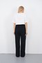Women's Elastic Waist Palazzo Trousers with Pocket Detail, Comfortable - 5