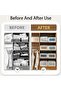 ® Closet Organizers 4-Pack Foldable Storage Bins with Clear Window, Durable Fabric Storage Bo - 4