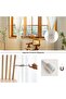 Magnetic Curtain Tiebacks 2 Pack - Decorative Rope Curtain Holders for Drapes and Curtains, Strong N - 3