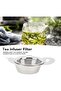 Tea Drain Strainer 304 Stainless Steel Loose Tea Infusers Strainers Mesh Tea Infuser Stainle - 3