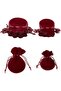 Velvet Drawstring Pouches, 20 Pack Microfibre Gift Bags, 2 Sizes (7.5cm-9cm and 9.5cm-12cm), Jewelle
