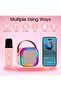 Mini Karaoke Machine for Kids & Adults - Portable Bluetooth Speaker with Wireless Microphone, Toddle - 5