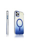 iPhone 15 Pro Max Case Color Gradient Magsafe Camera Raised Silicone - 3