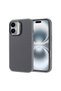 iPhone 16 Plus Case Magsafe Carbon Fiber Look Metal Camera Raised Silicone - 2