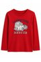 Gap Baby Boy Fire Truck Patterned Children's Sweatshirt 0-6 Years Red