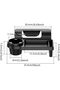 Seat Gap Storage Box, Dual Cup Holder Auto Side Pocket Organizer, between Console and Seat - 3