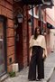 Stone Sleeve Detailed Comfortable Cut Knitwear - 8