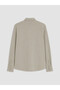 Özmarka New Season Beige Regular Fit Men's Shirt - 6