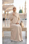 Leyla Model Stone Detailed Shawl Gift for Umrah and Hajj - 3