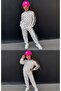 Polka Dot Hooded Girls' Tracksuit Set - Age 3/10 - 31779 - 3
