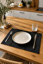 Black Bamboo 4-Piece American Service Set - 2