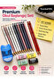 Back to School Premium Stationery Set – 12 Pencils, 3 Red Pencils, 4 Erasers, and Blue Pencil Sharpener