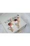 Kp696-1 Bohem Sea Shell Dangle Earrings (Length 65 mm)