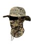 Men's camouflage wide-brim sun hat mesh beach/hunting style13. - 5