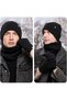 Winter Outfit - Adult Knit Hat, Touchscreen Gloves, and Neck Warmer - Fleece Lined - Thick Fleece Hat, Scarf, and Gloves - 5