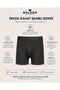 Men's Bamboo Boxer Black - 2