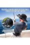 Hunting hat with solar fan UV wide brim unisex breathable. - 5