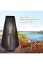 Waterproof fireplace mantle for garden fireplaces, cover stoves, (122 x 21 61 cm, black) - 2