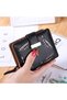 Women's sky blue genuine leather zipper wallet cash/ID/credit. - 2